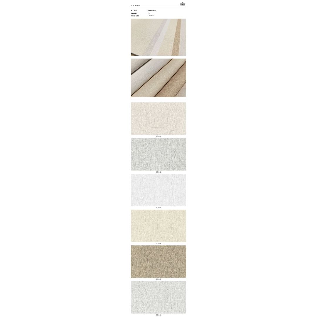 ورق جدران فاخر بتصميم عصري وأنيق اللون: بيج ذهبي فاتح (Light Golden Beige).