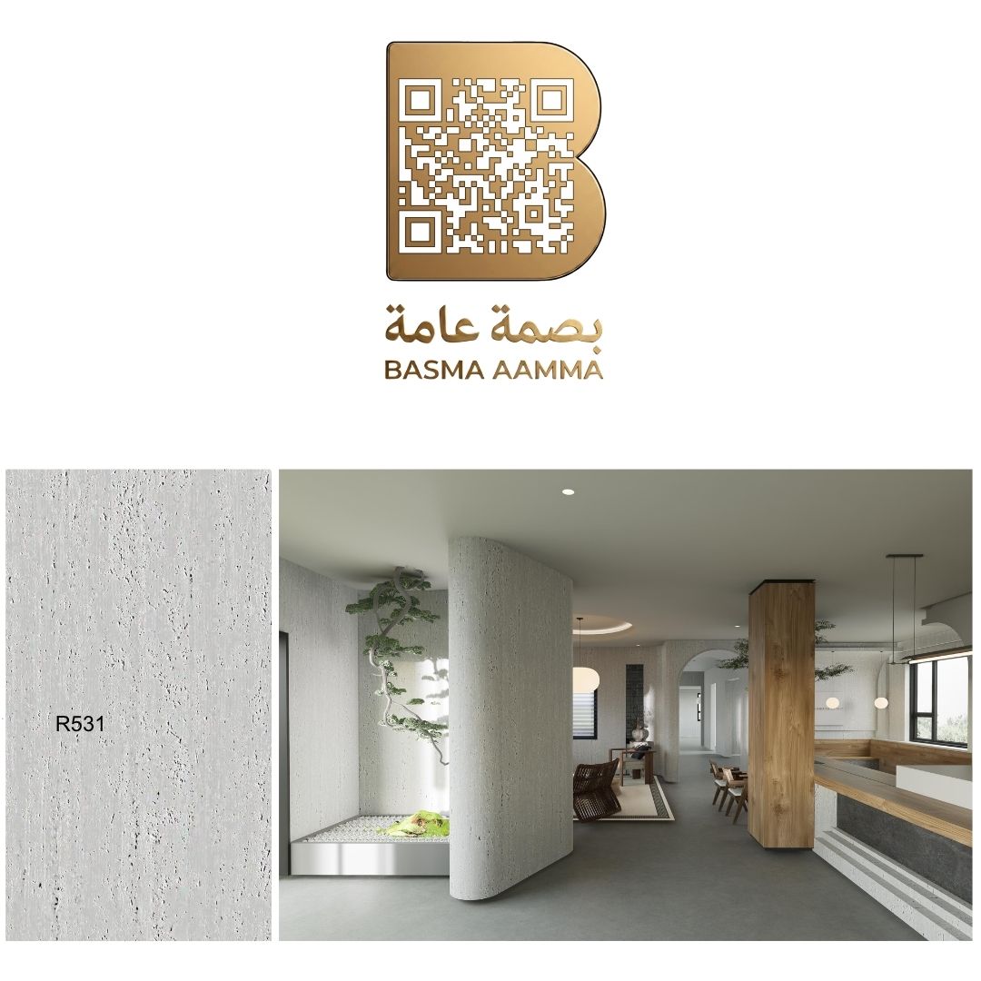 صفائح طين اللون: رمادي فاتح رمادي ثلجي (Cool Ice Gray / Light Cement).