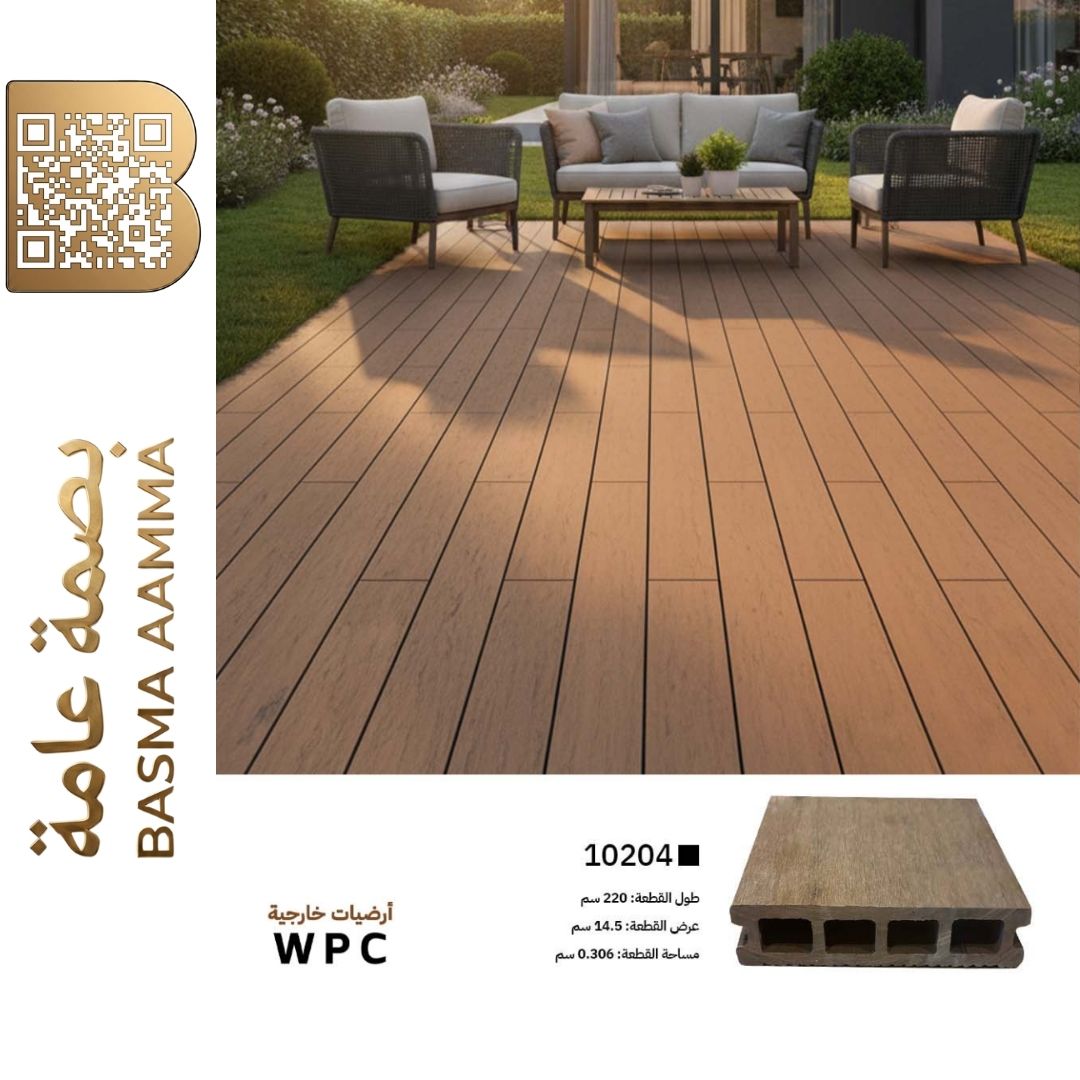 ارضيات خارجية WPC اللون :: رمادي فاتح معتق (Light Grey / Ash)