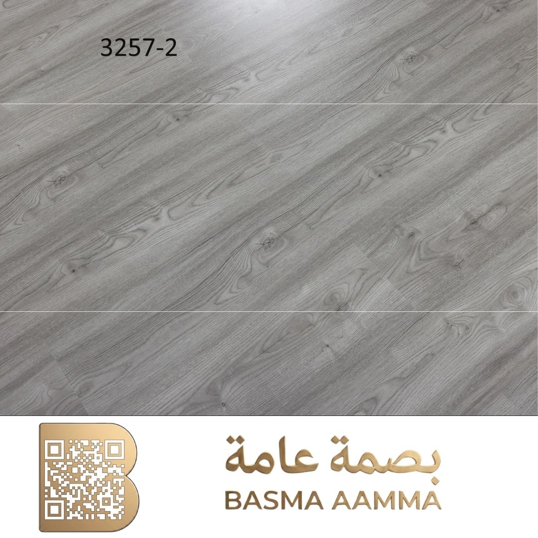 باركيه خشب صيني اللون :رمادي متوسط دافئ / رمادي ترابي (Warm Medium Grey / Taupe Grey).