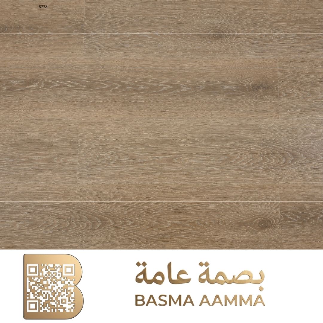 باركيه خشب صيني اللون :بني عسلي متوسط / بلوط طبيعي دافئ (Warm Medium Oak / Honey Brown).