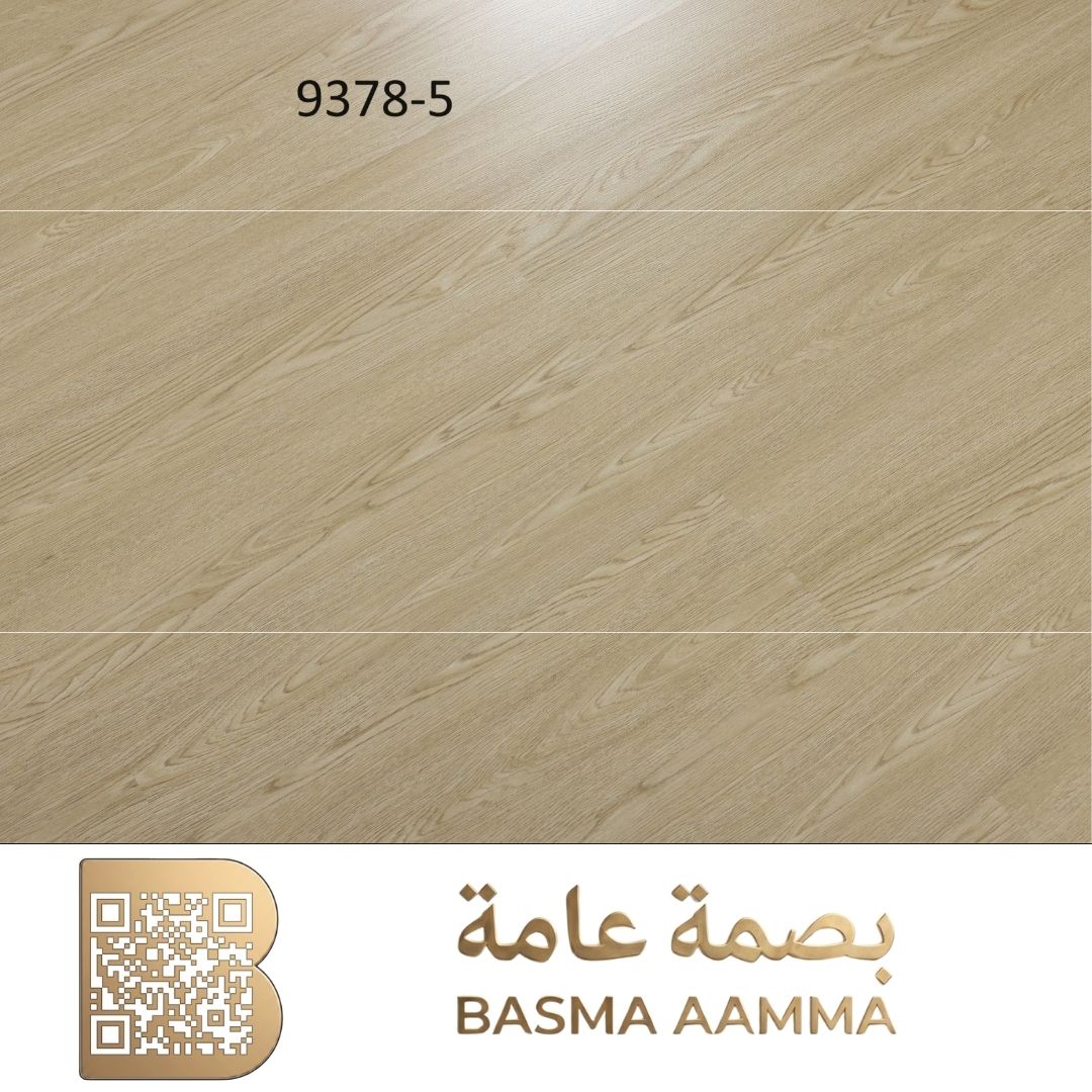 باركيه خشب صيني اللون : بيج خشبي فاتح ومشرق / بلوط طبيعي فاتح (Light Beige Oak).