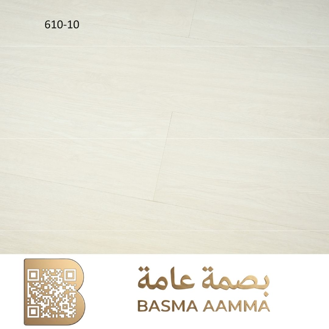 باركيه جشب صيني اللون : أبيض ثلجي ساطع / عاجي لؤلؤي (Ice White / Pearl Cream).