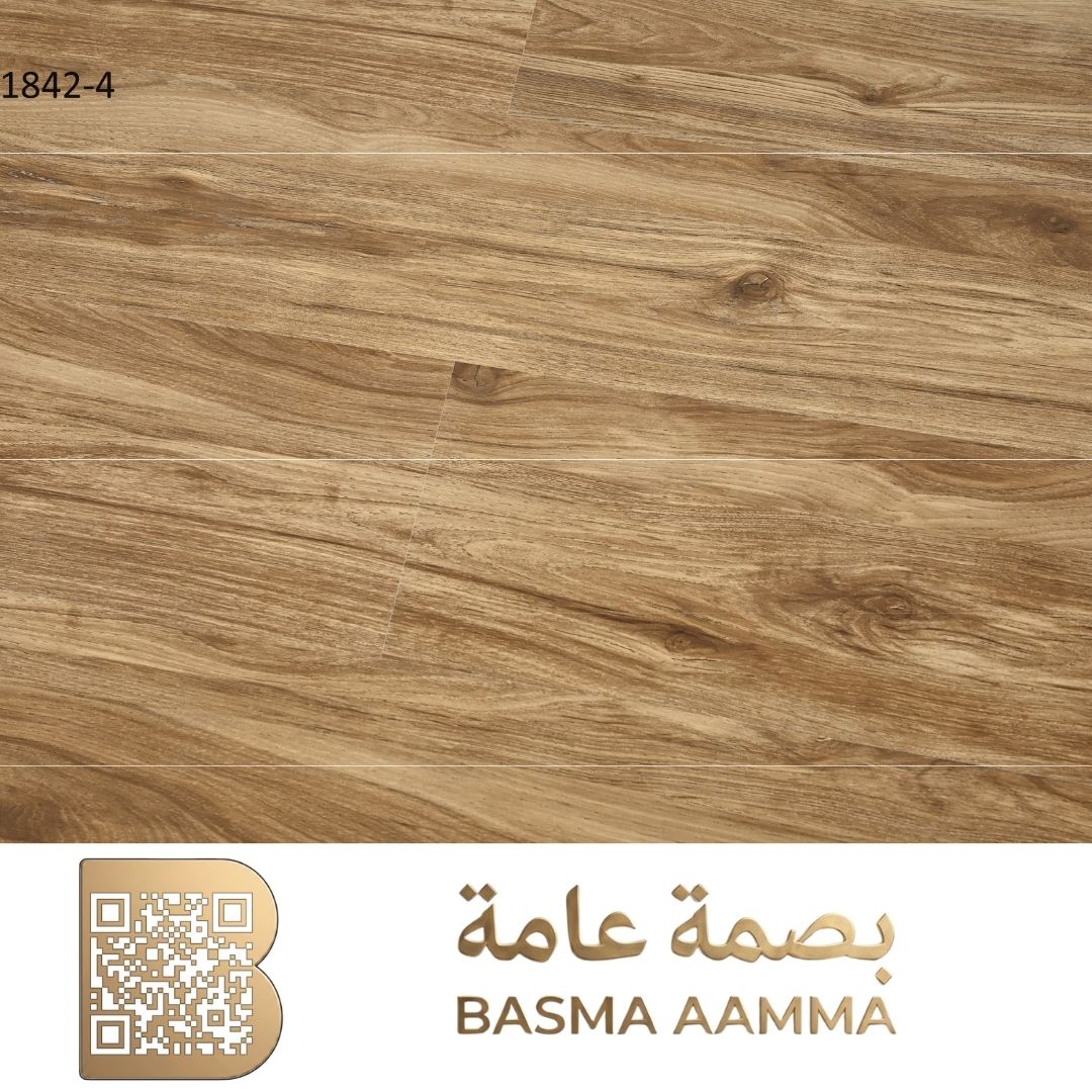 باركيه خشب صيني اللون : بني عسلي دافئ غني / خشب الجوز الطبيعي (Warm Honey Brown / Natural Walnut).