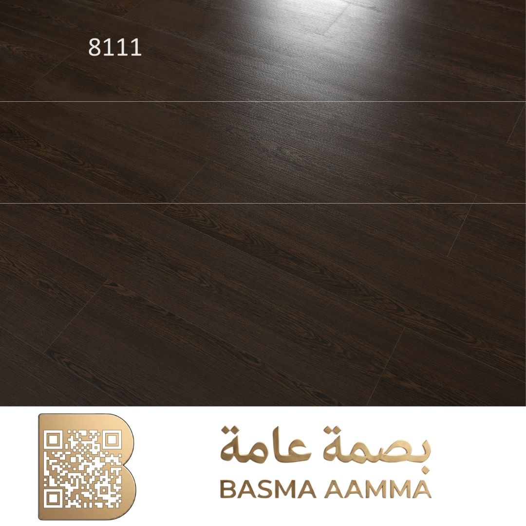باركيه خشب صيني اللون :بني فاحم داكن جداً / خشب الأبنوس المعتق (Wenge / Dark Espresso Brown).