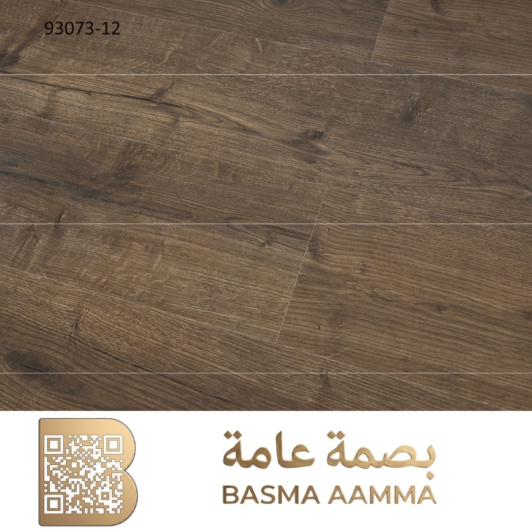 باركيه  خشب صيني اللون :بني شوكولاتة داكن دافئ / خشب الجوز الريفي المعتق (Earthy Chocolate Brown / Rustic Walnut).